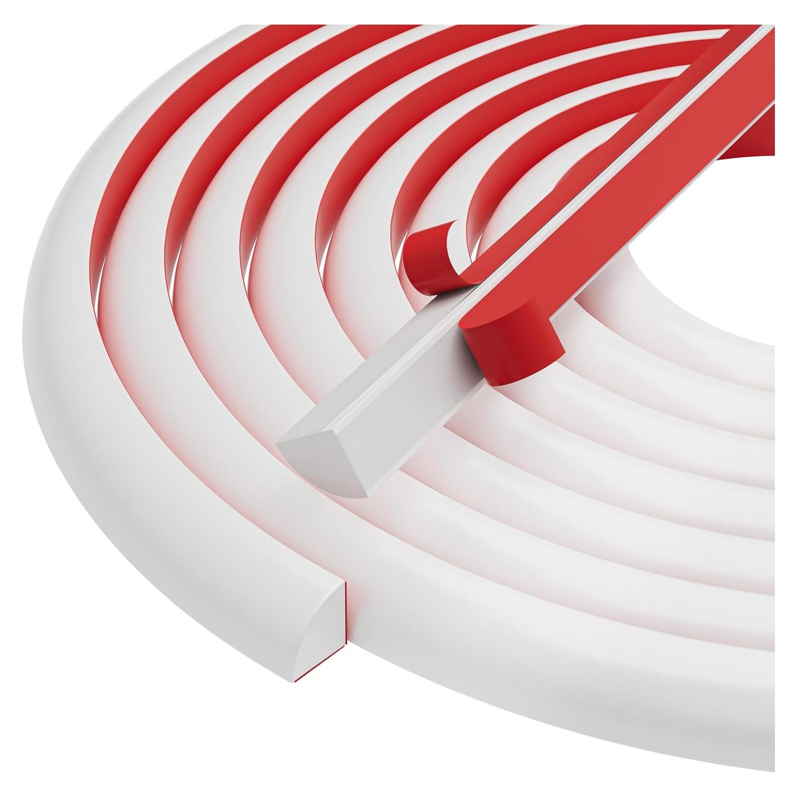 Moldura Flexible de Silicona Autoadhesiva Zehiels 300 cm Blanca