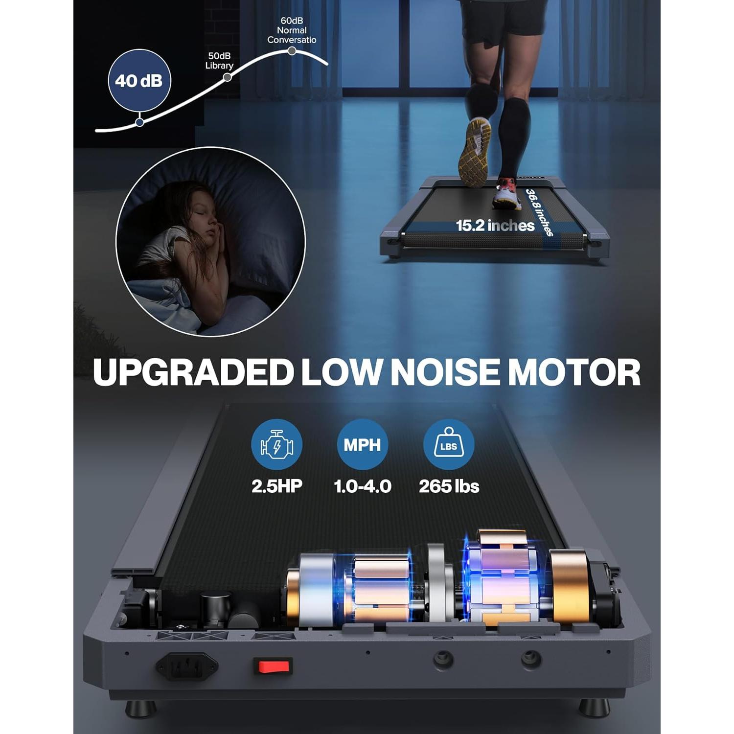 Cinta de Correr WELLFIT W01-GY Plegable 2.5HP 120kg Inclinación 10%