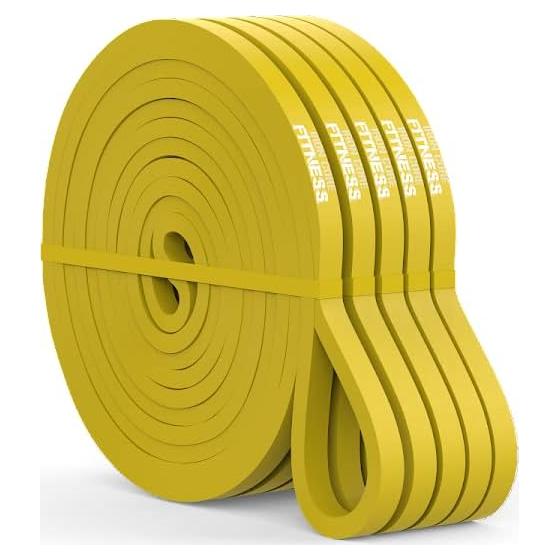 Banda de Resistencia Iron Core Fitness Paquete de 5 Amarilla