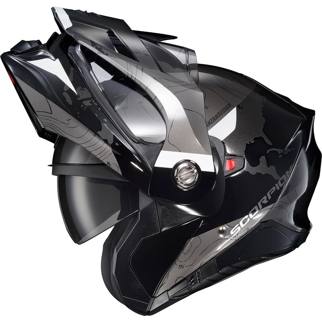 Casco Modular ScorpionEXO AT960 Aventura Adulto Blanco