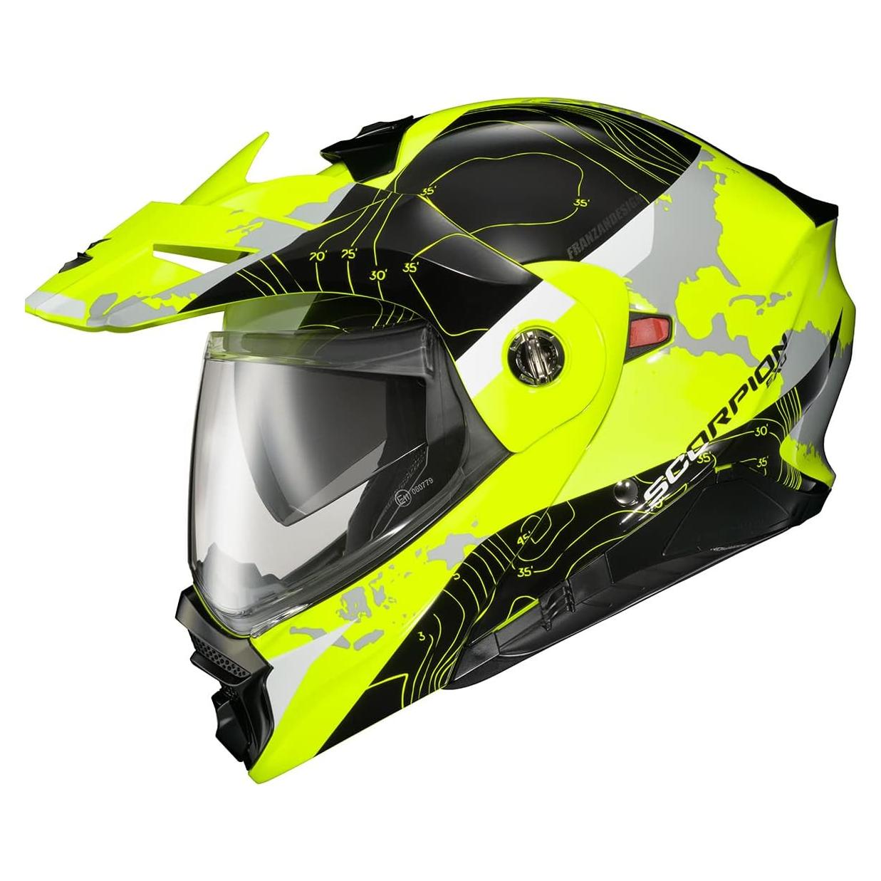 Casco Modular ScorpionEXO AT960 Aventura Negro Pequeño