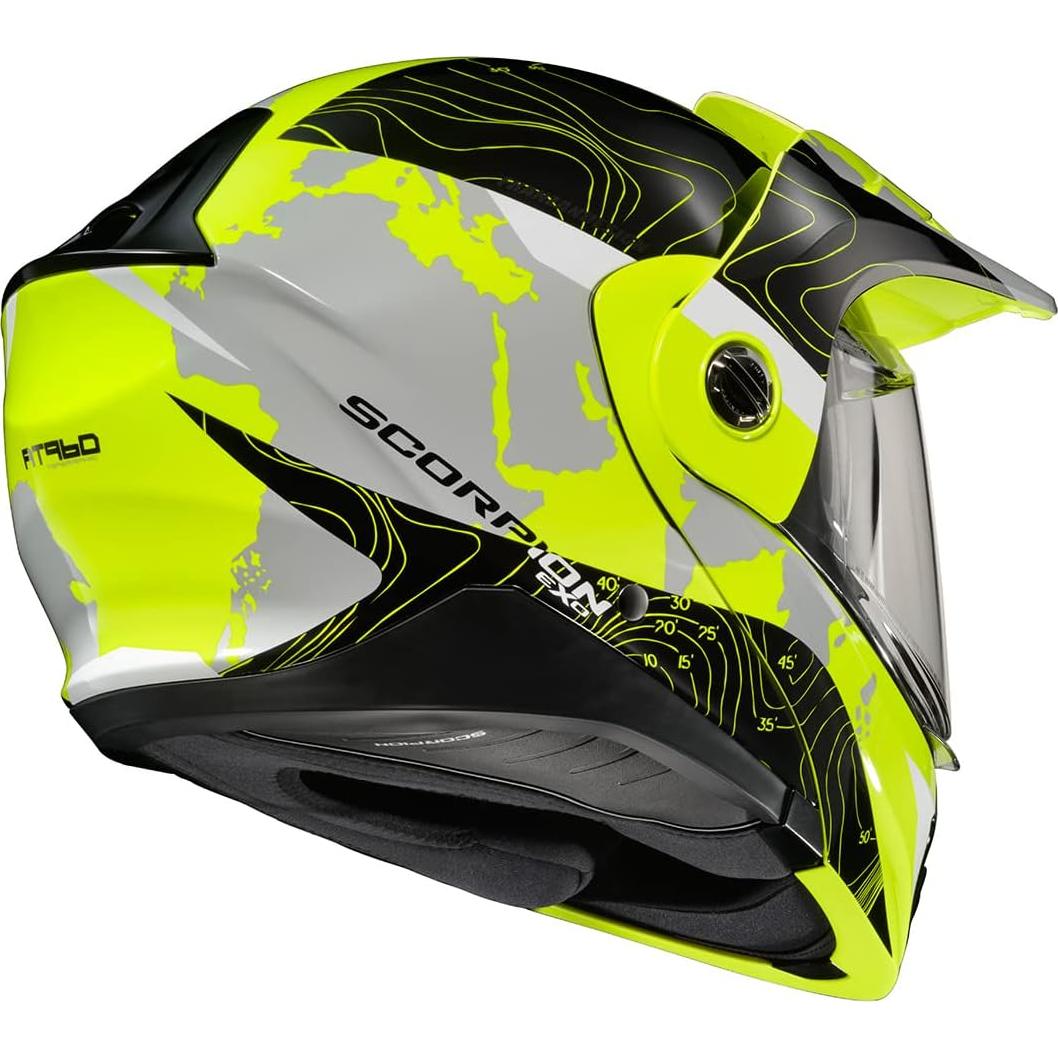 Casco Modular ScorpionEXO AT960 Aventura Negro Pequeño