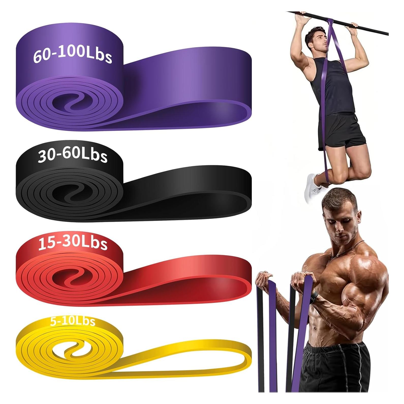 Bandas de Resistencia Alllvocles 4 Niveles Caucho Natural