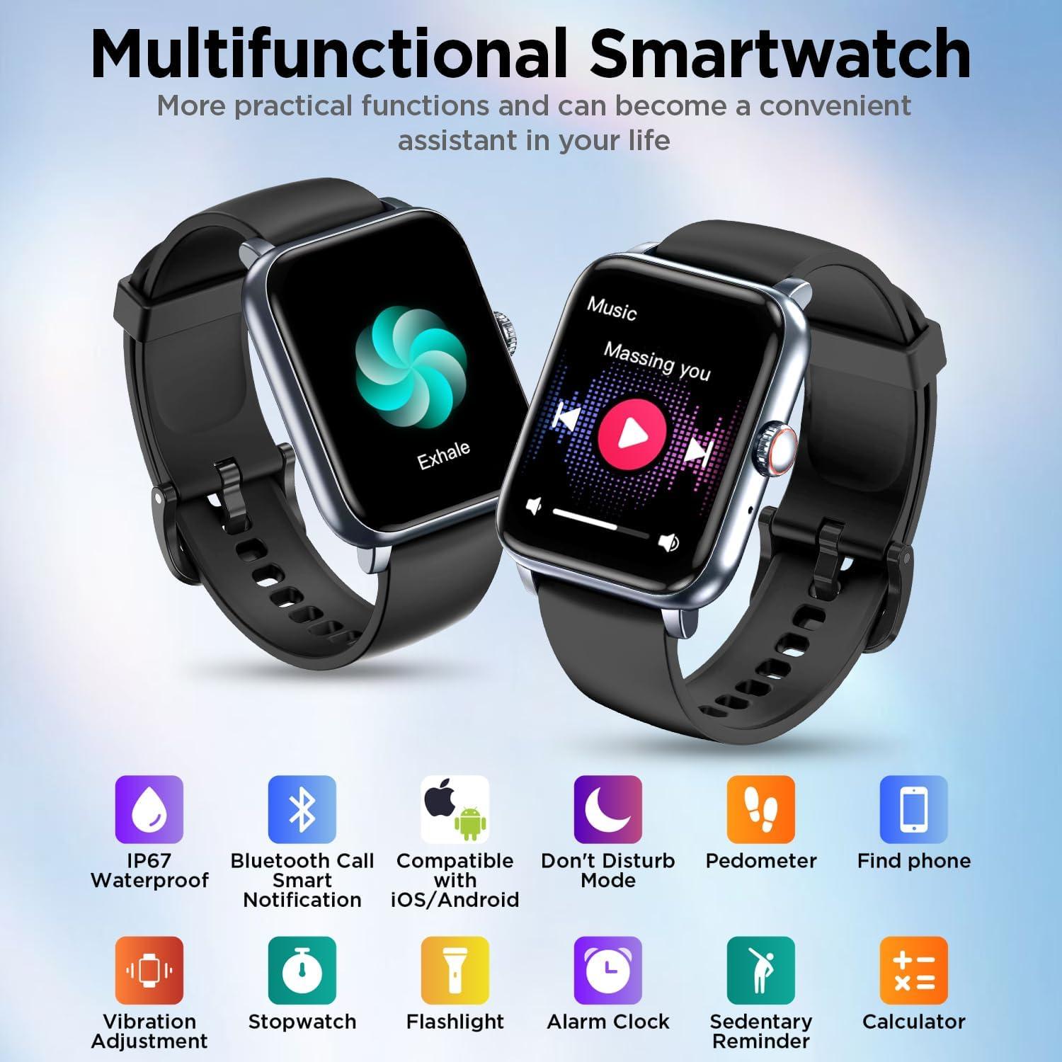 Reloj Inteligente BENIO GT 1 con Monitoreo de Salud y 100 Modos