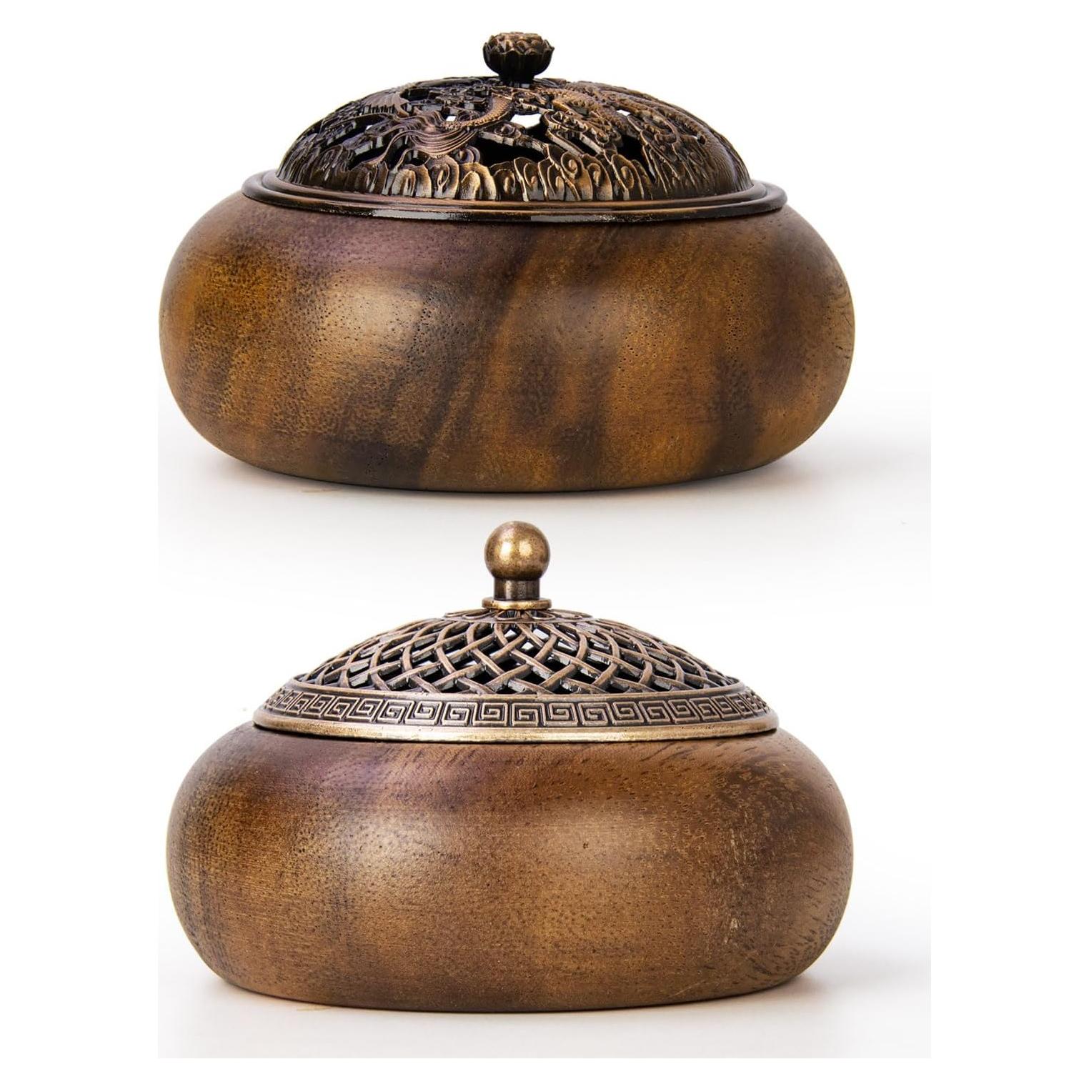 Paquete de 2 Soportes para Incienso Xisakaca Redondo 10cm