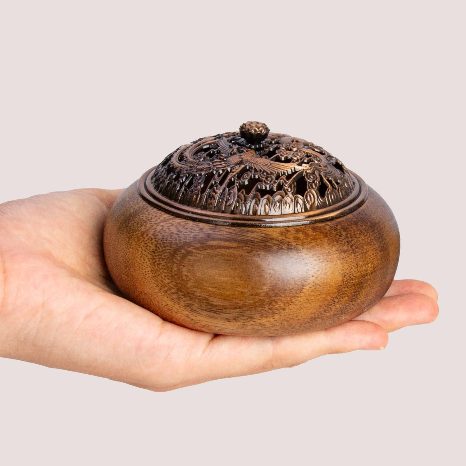 Paquete de 2 Soportes para Incienso Xisakaca Redondo 10cm