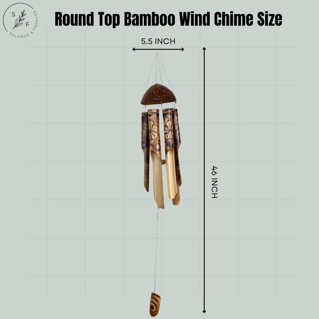 Campanas de Viento de Bambú Solange & Frances para Exterior
