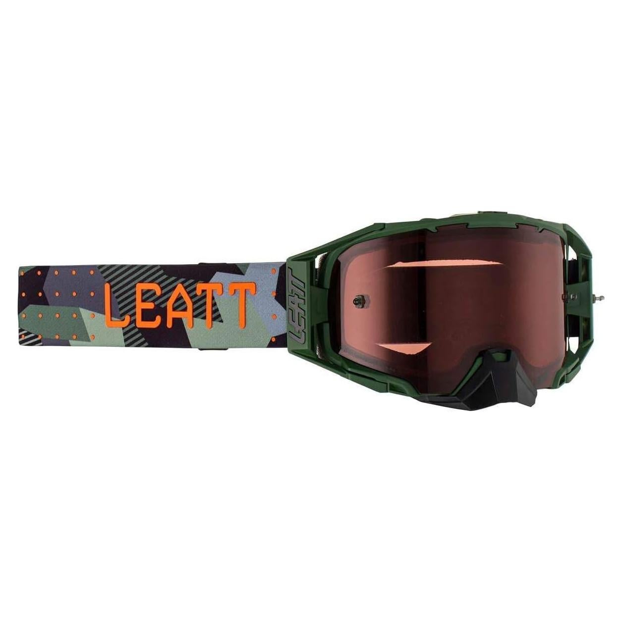 Gafas Leatt Goggle Velocity 6.5 Adulto Verde Lente Rosa