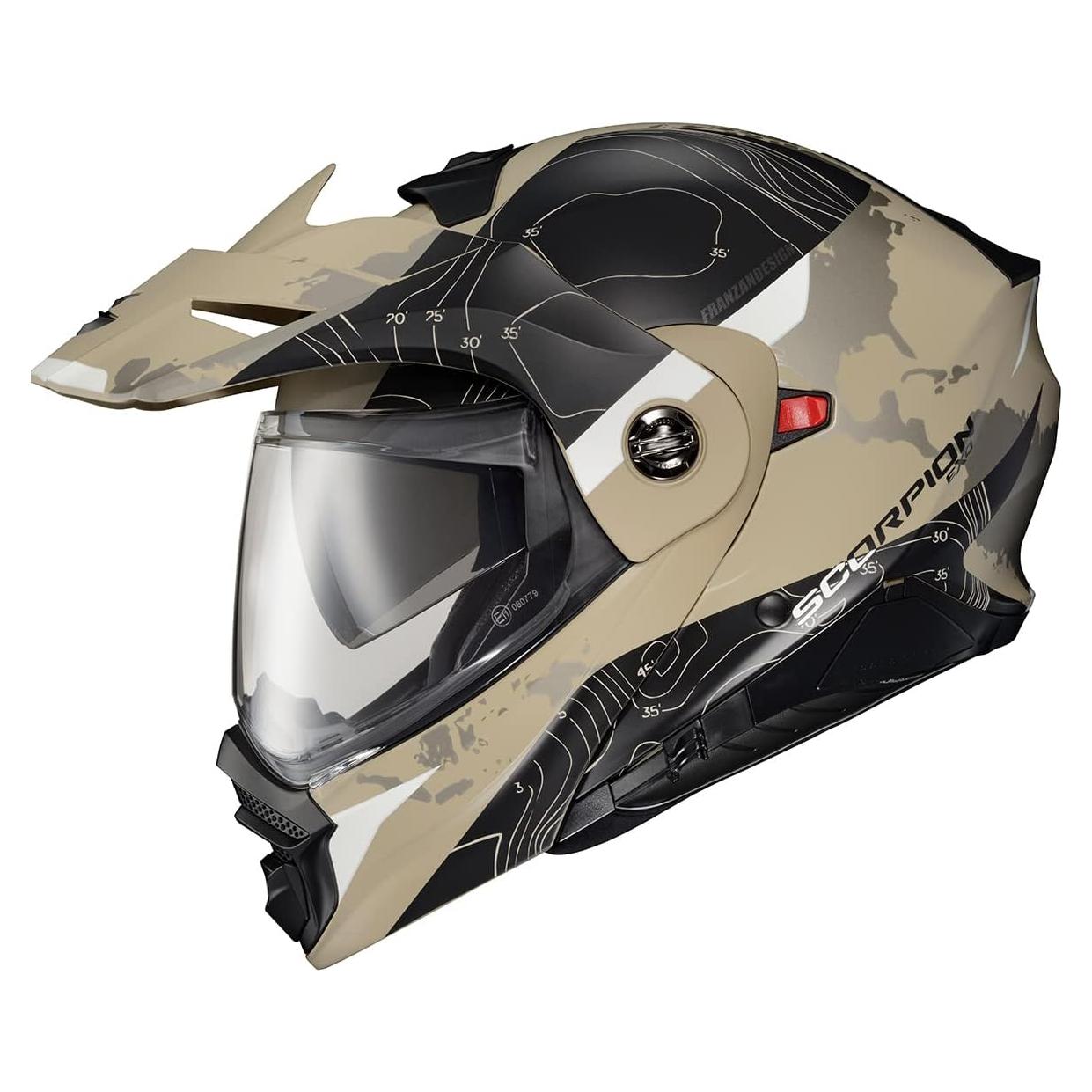 Casco Modular ScorpionEXO AT960 Aventura Mediano Arena