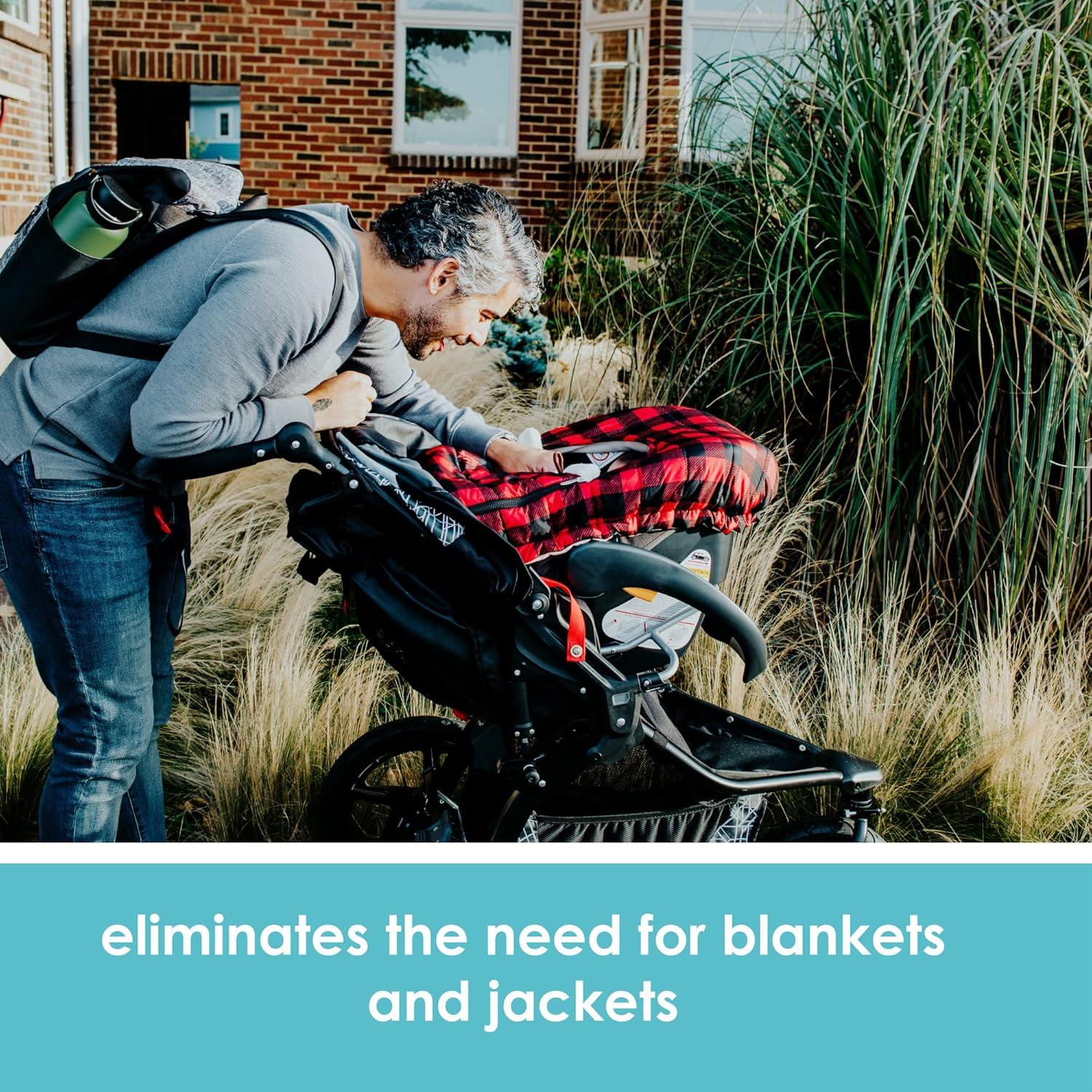 Cubierta de Asiento de Auto para Bebé JJ Cole Cuadro de Búfalo