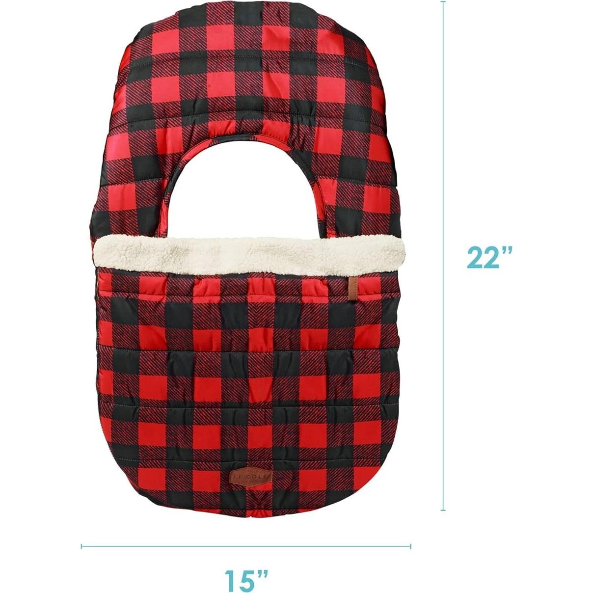 Cubierta de Asiento de Auto para Bebé JJ Cole Cuadro de Búfalo