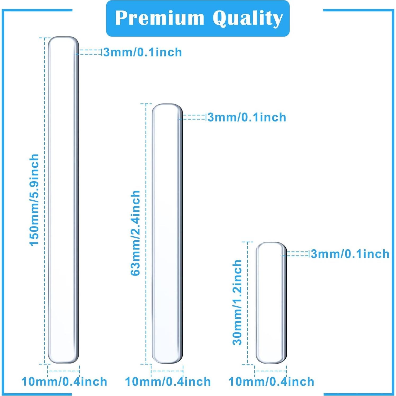 Shappy 44 Piezas Protectores de Puerta y Gabinete Transparentes