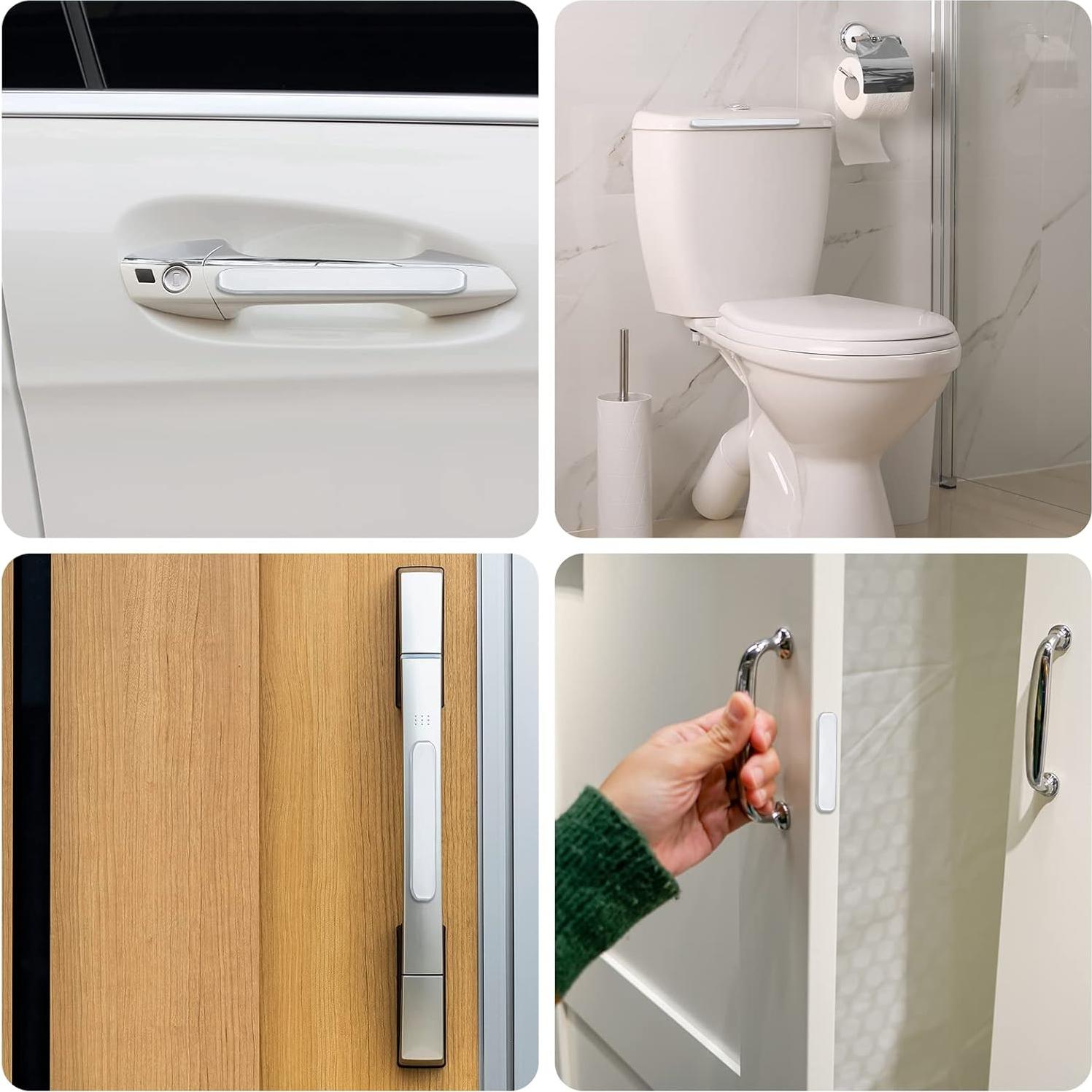 Shappy 44 Piezas Protectores de Puerta y Gabinete Transparentes