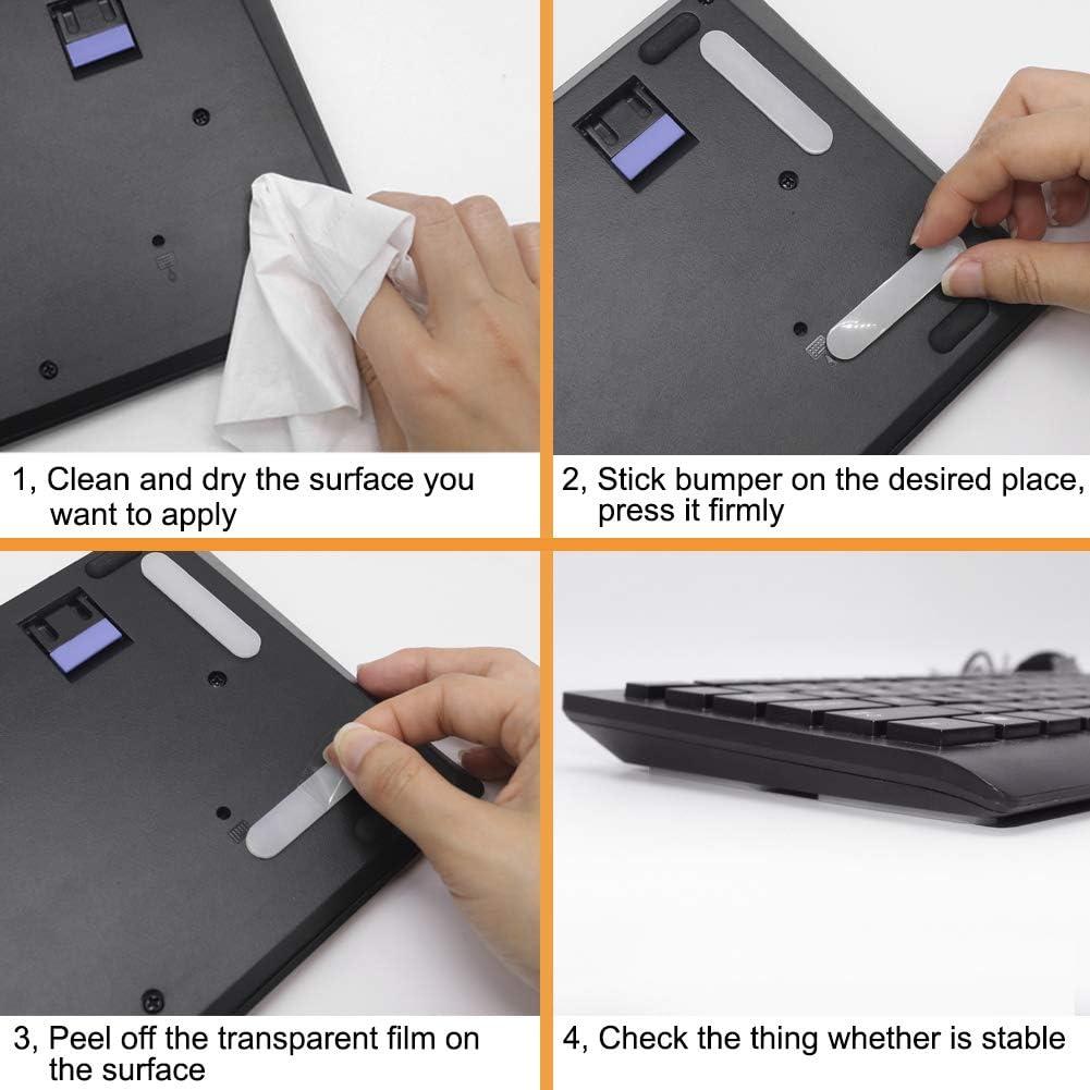 Topes de Vidrio GINOYA 16pcs Silicona Adhesiva 50mm