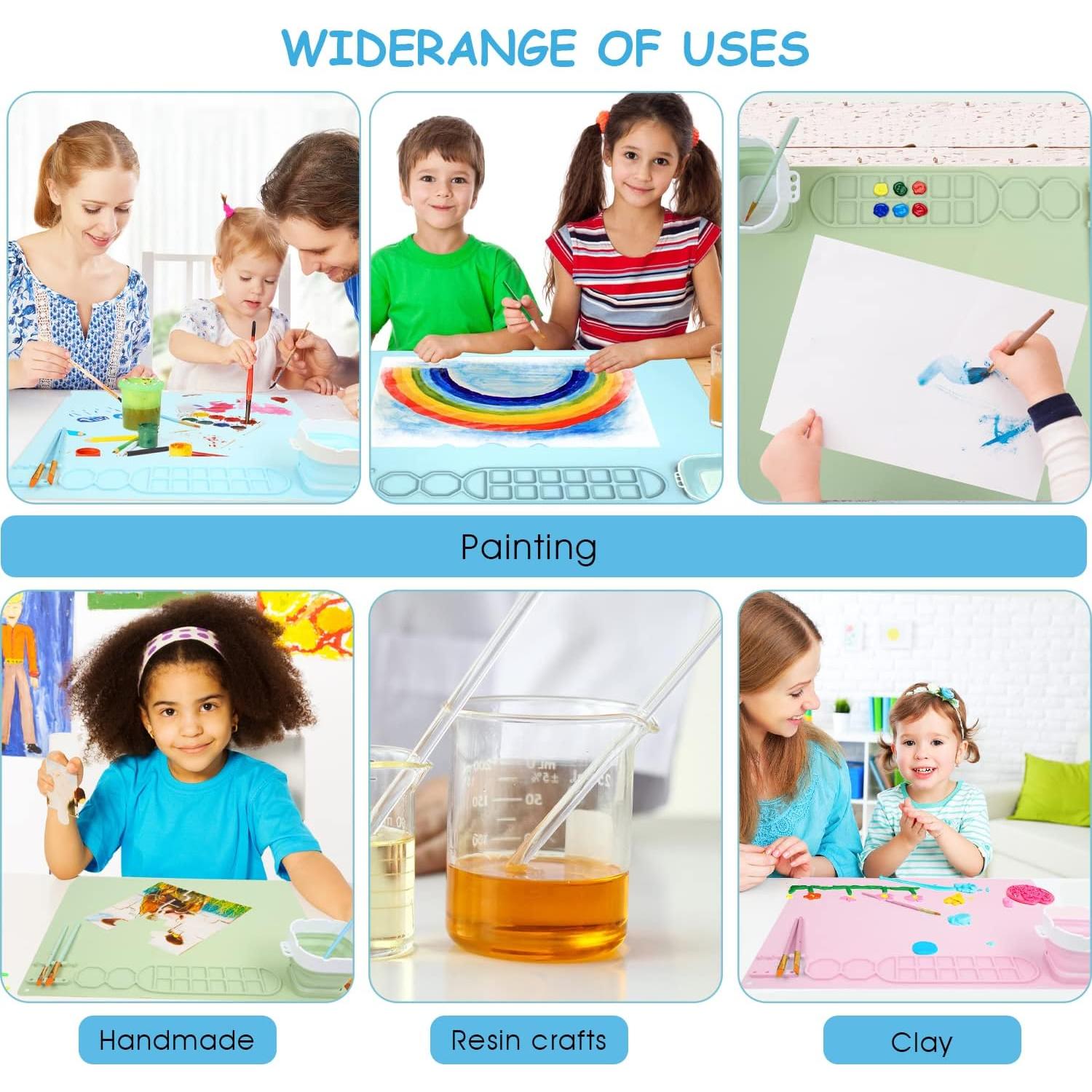 Alfombrilla de Silicona Fitous 50.8x40.6cm Antiadherente Rosa