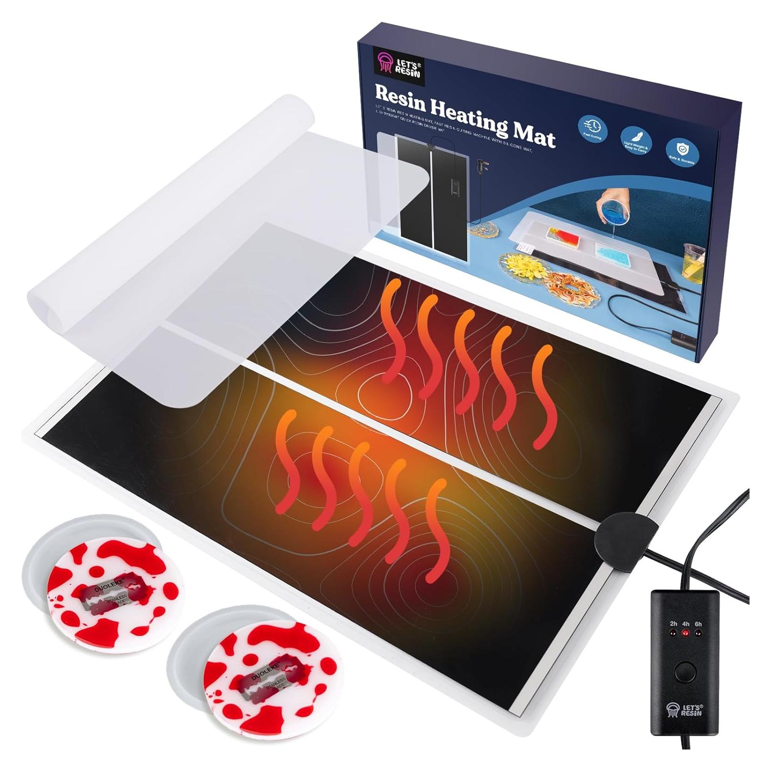 Manta de Calentamiento LET'S RESIN con Temporizador y Silicona