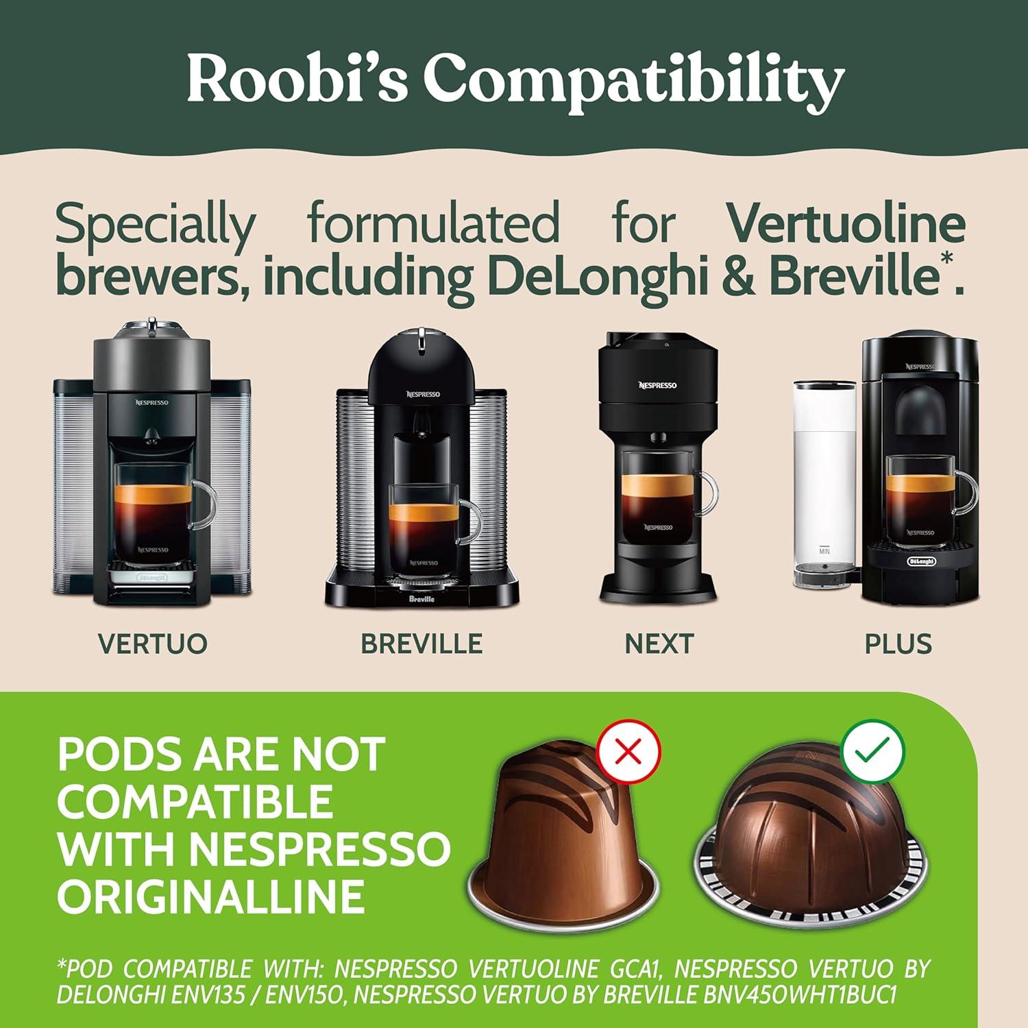 Kit de Limpieza Roobi para Nespresso Vertuoline - 12 Tabletas y Vaso