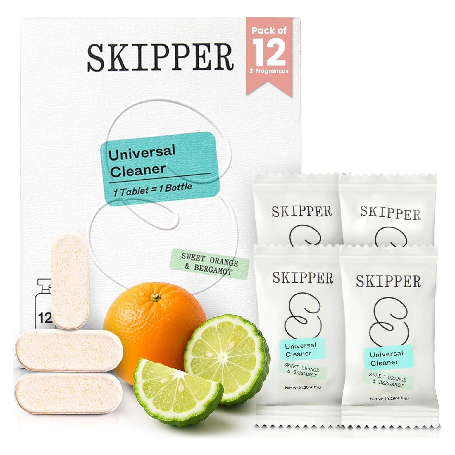 Recargas Limpiador Multi-Superficie Skipper - 12 Tabletas 192 oz