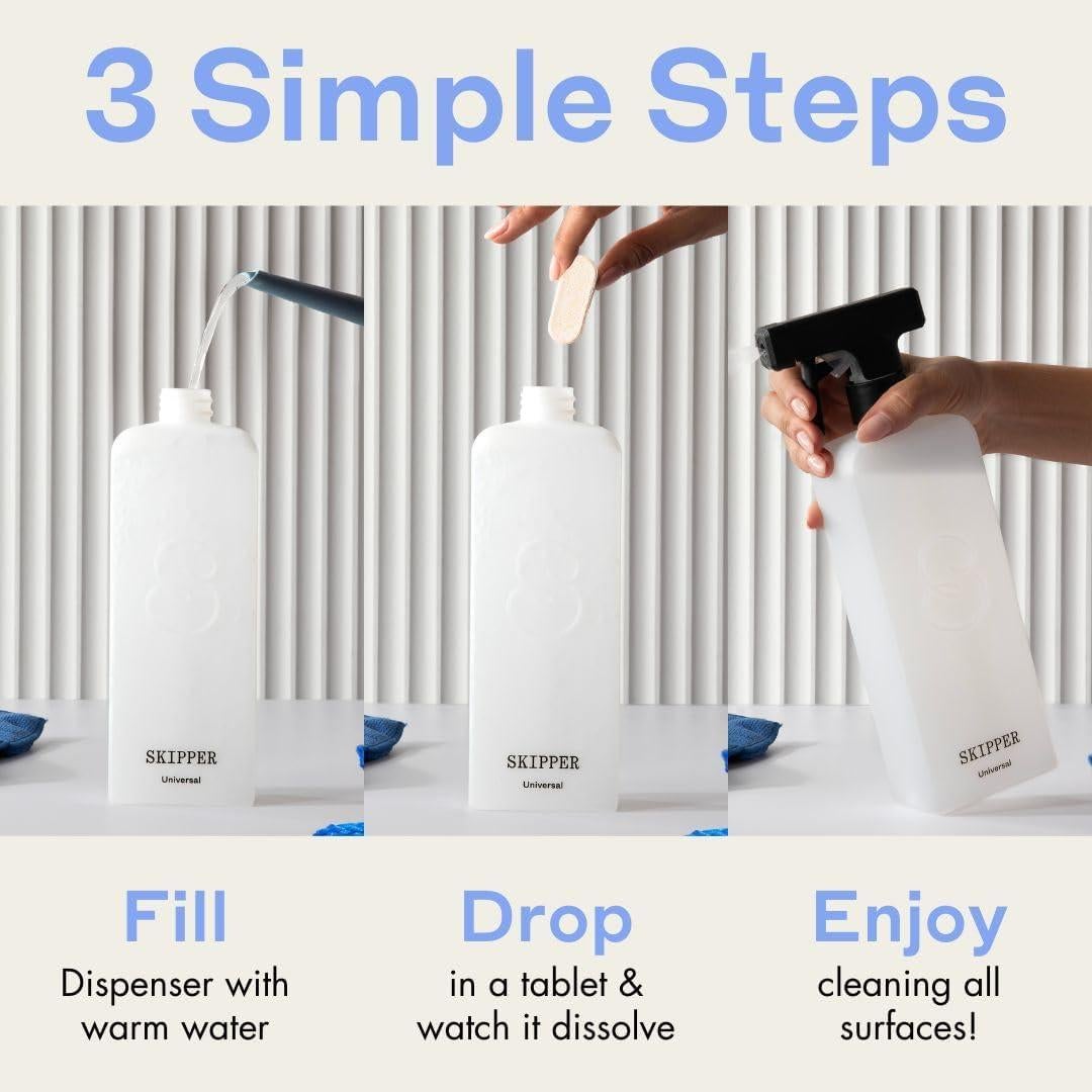 Recargas Limpiador Multi-Superficie Skipper - 12 Tabletas 192 oz