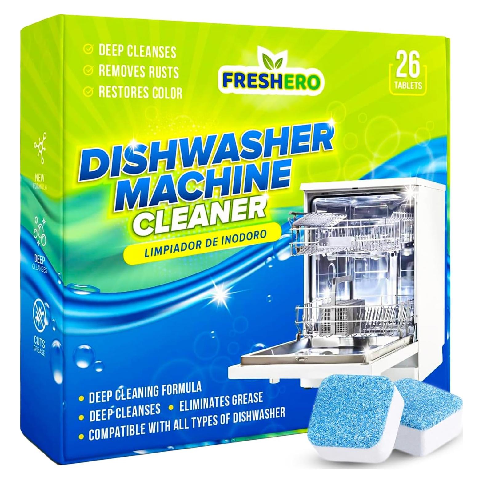 Tabletas Limpiadoras para Lavavajillas Freshero 26-Pack