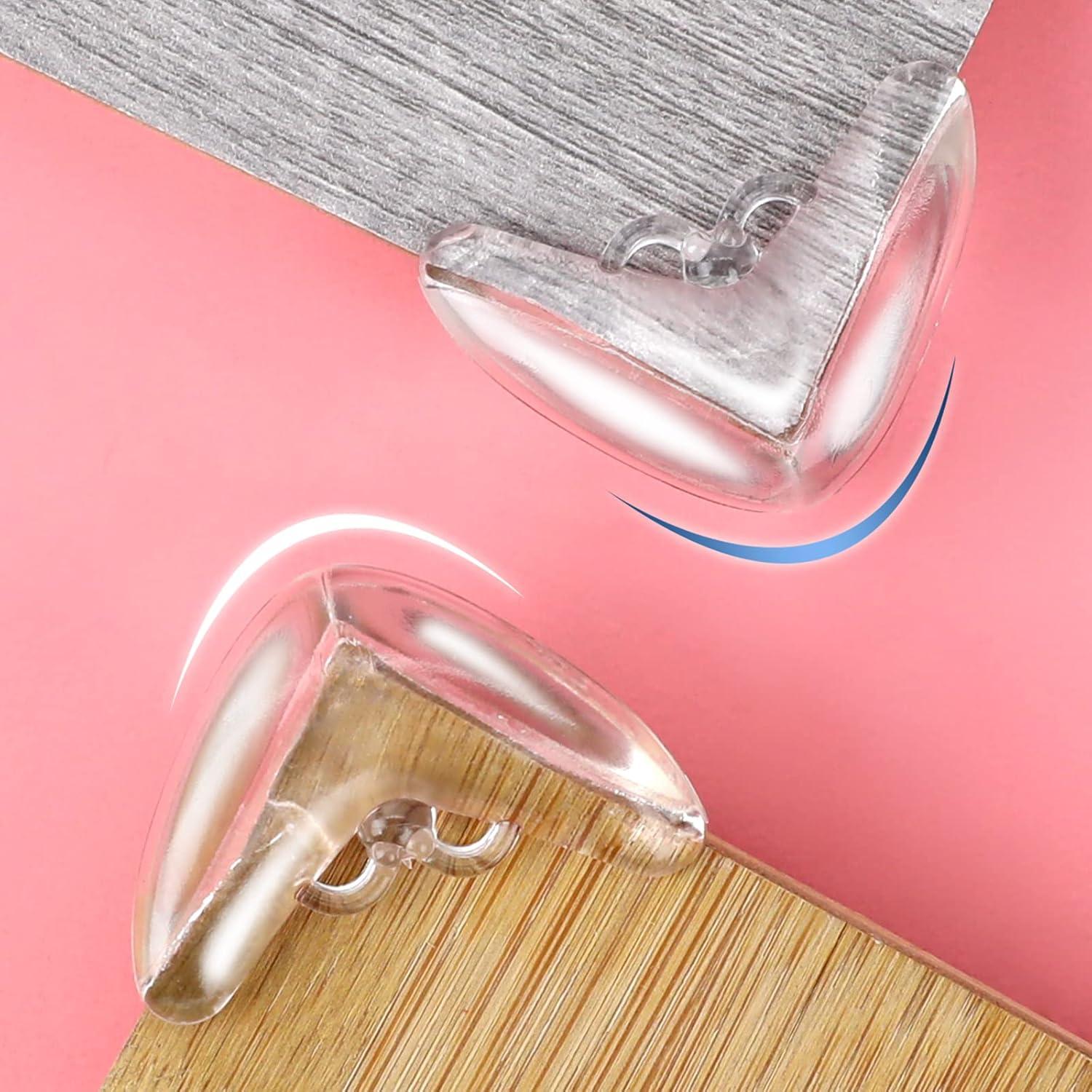 Protectores de Esquinas para Bebés Vin Beauty - 12 Piezas Transparentes