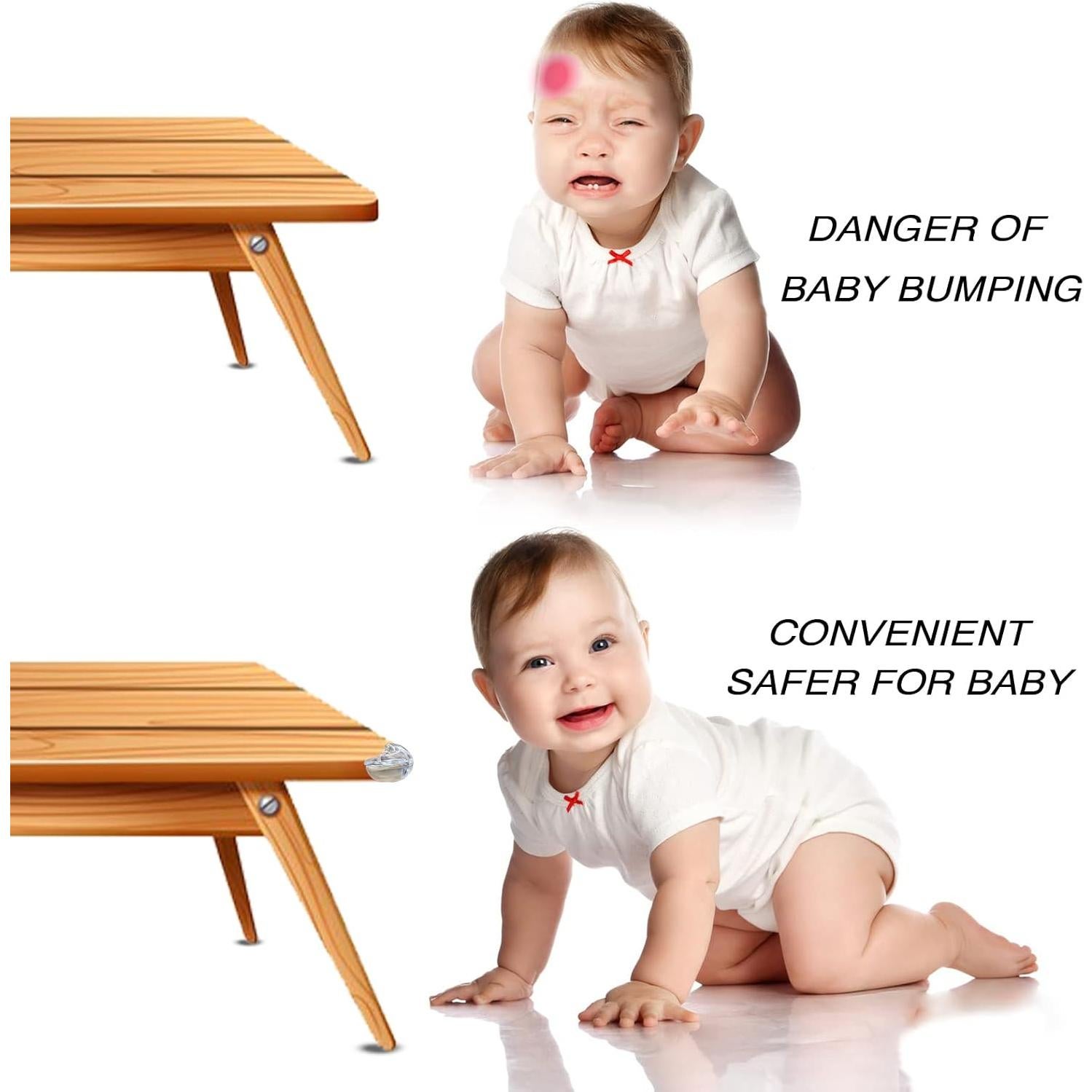 Protectores de Esquinas para Bebés Vin Beauty - 12 Piezas Transparentes