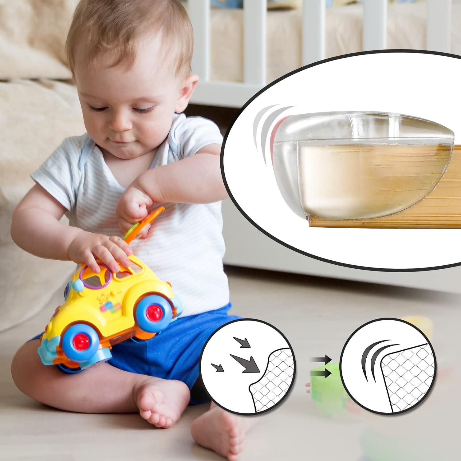 Protectores de Esquinas para Bebés Vin Beauty - 12 Piezas Transparentes