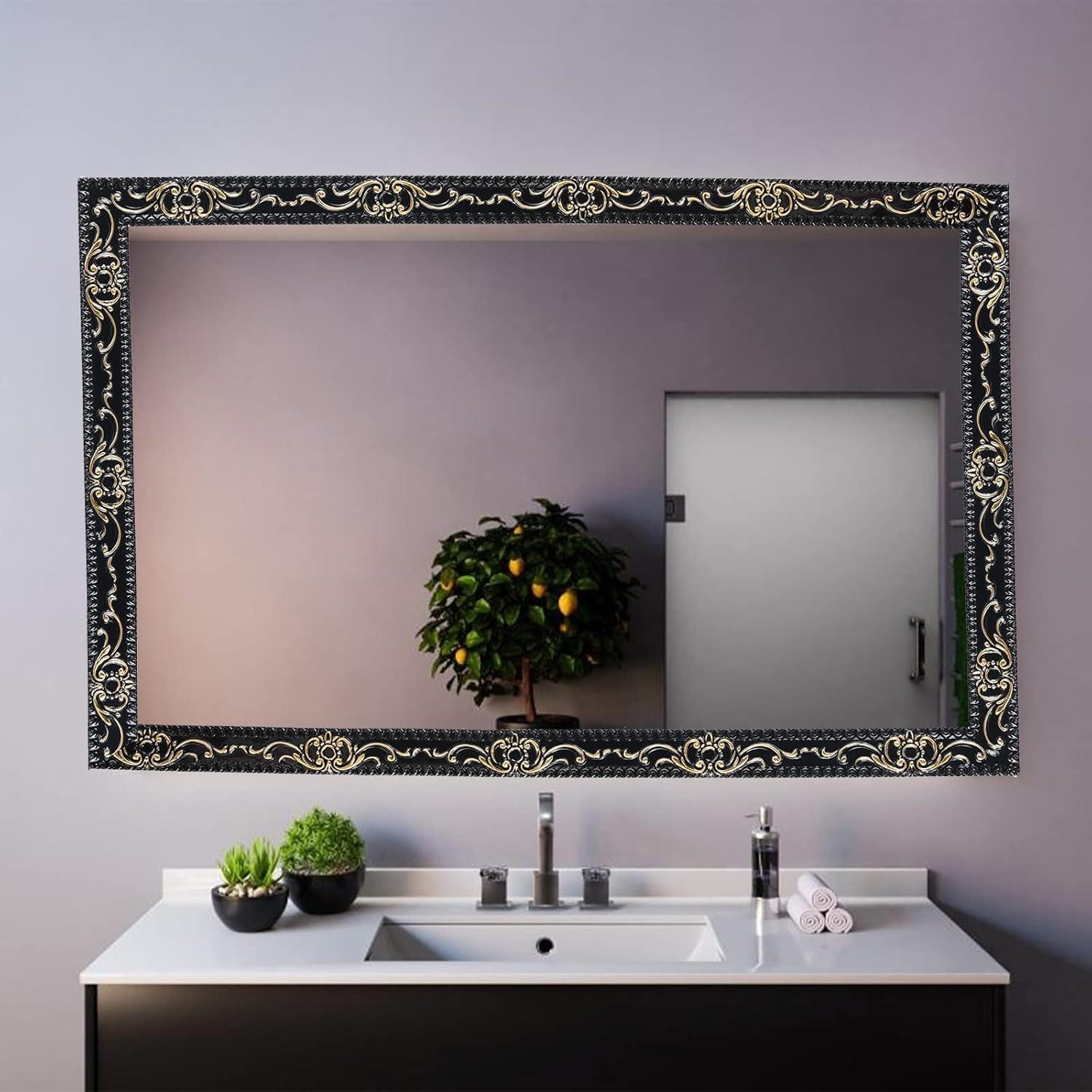 Moldura de Pared Flexible Gaahing 5m x 3.6cm Autoadhesiva Negra