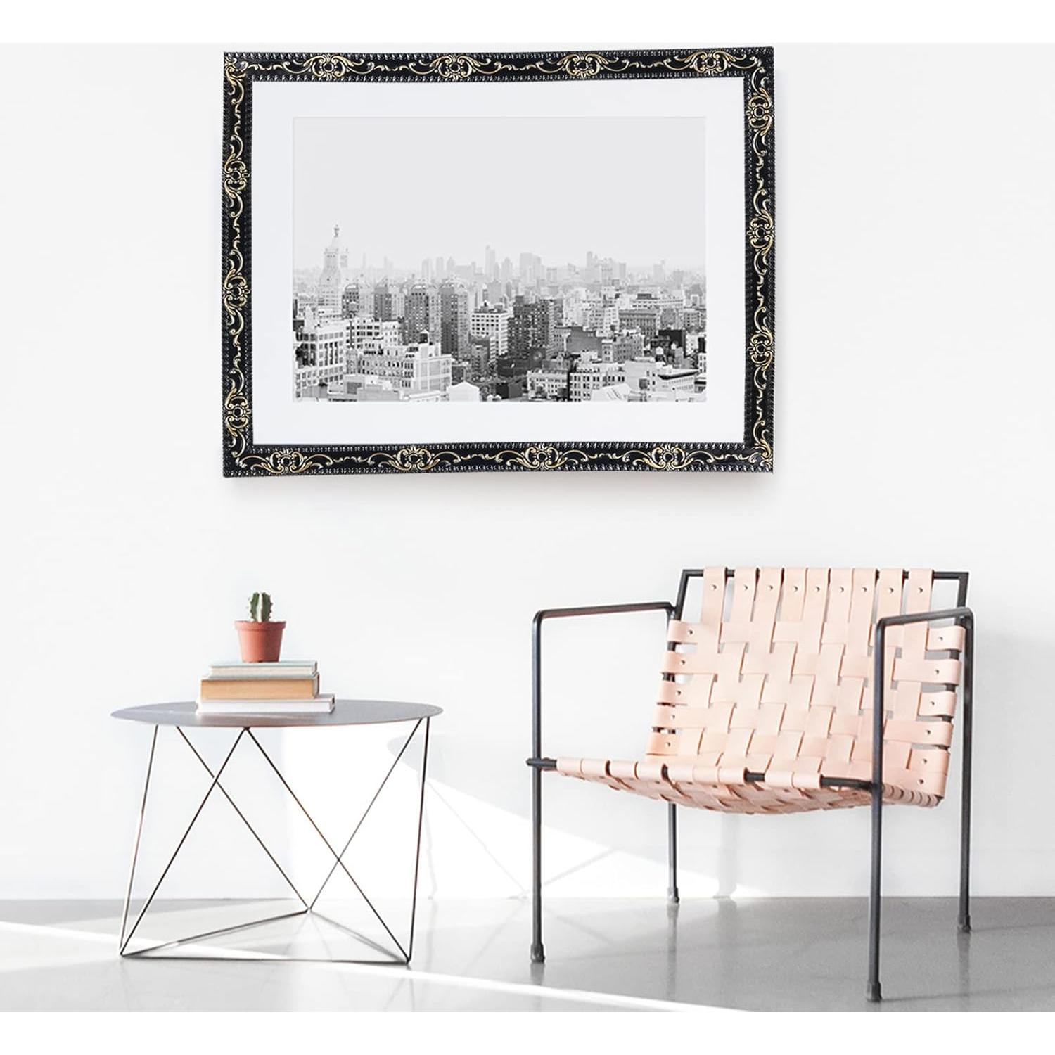 Moldura de Pared Flexible Gaahing 5m x 3.6cm Autoadhesiva Negra