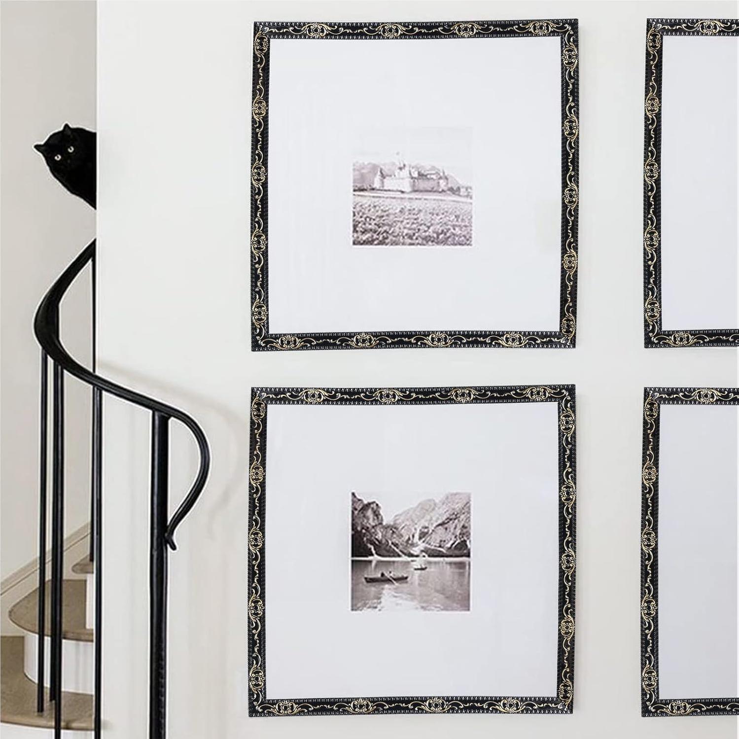 Moldura de Pared Flexible Gaahing 5m x 3.6cm Autoadhesiva Negra