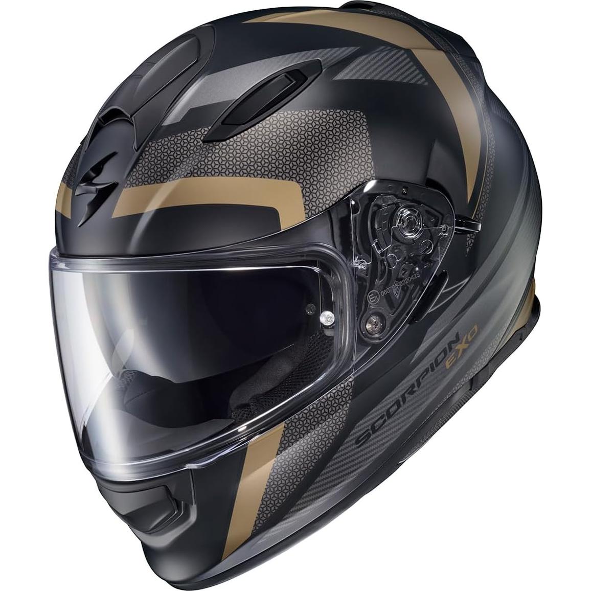 Casco ScorpionEXO Ryzer Oro Evolución X-Large con Visera