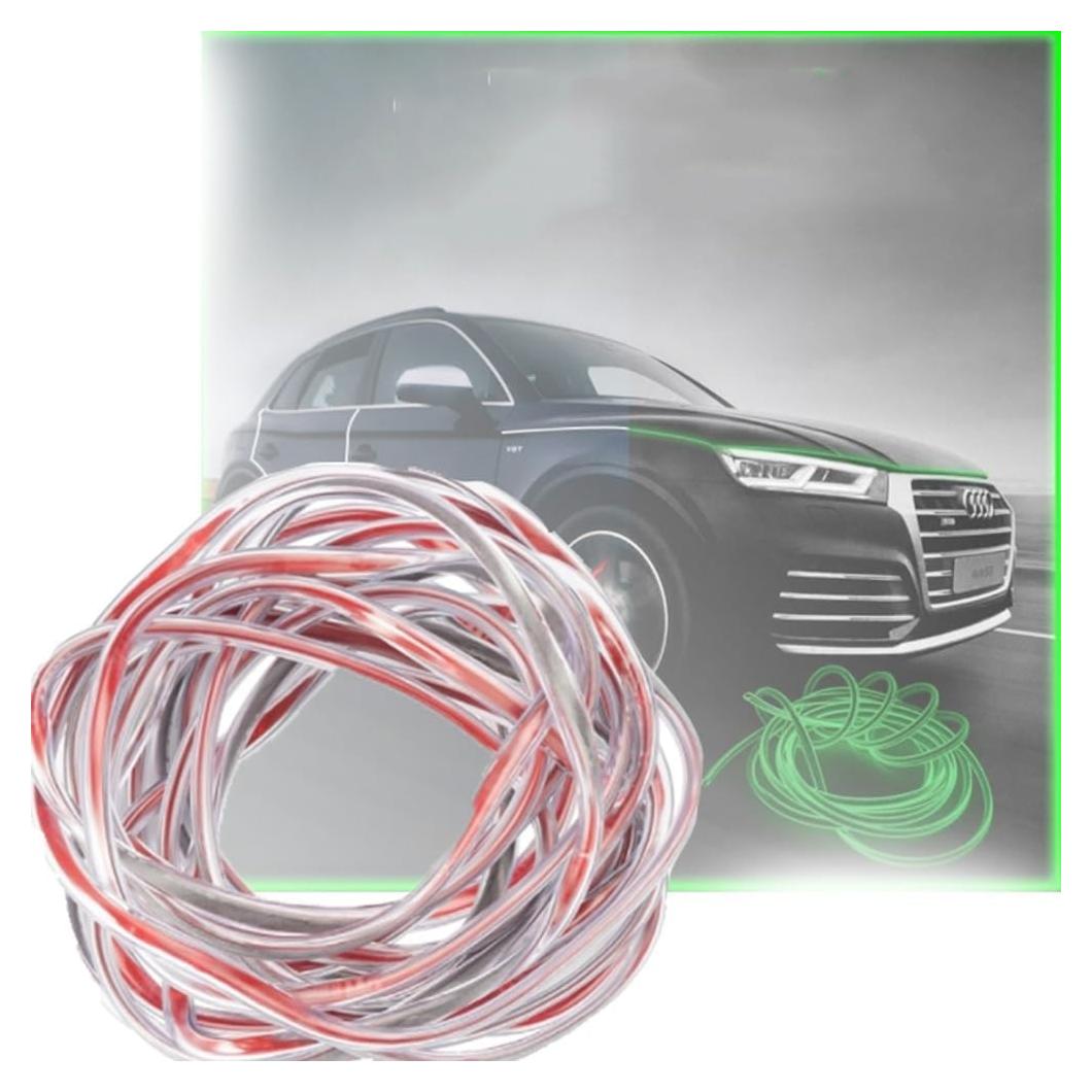 Protector de Borde de Puerta Brillante en la Oscuridad 5 m Silicona