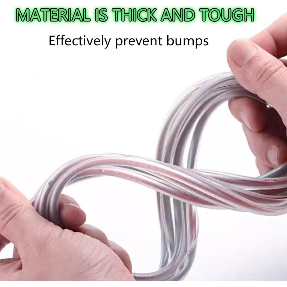 Protector de Borde de Puerta Brillante en la Oscuridad 5 m Silicona