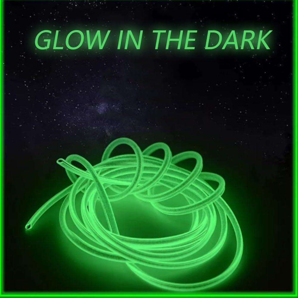 Protector de Borde de Puerta Brillante en la Oscuridad 5 m Silicona