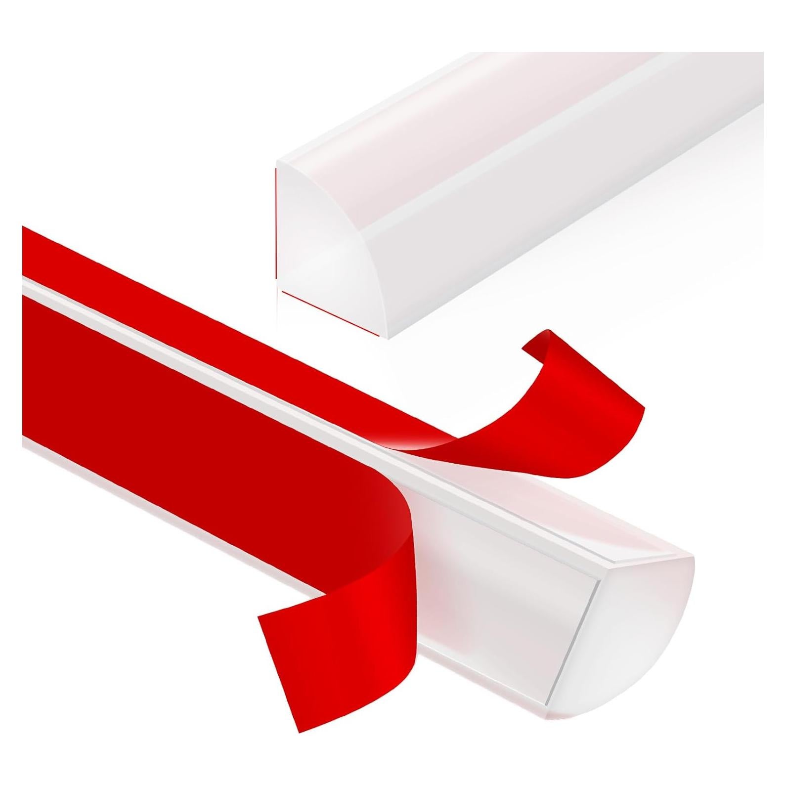 Moldura Flexible Autoadhesiva LSGCQ 1.0m Transparente