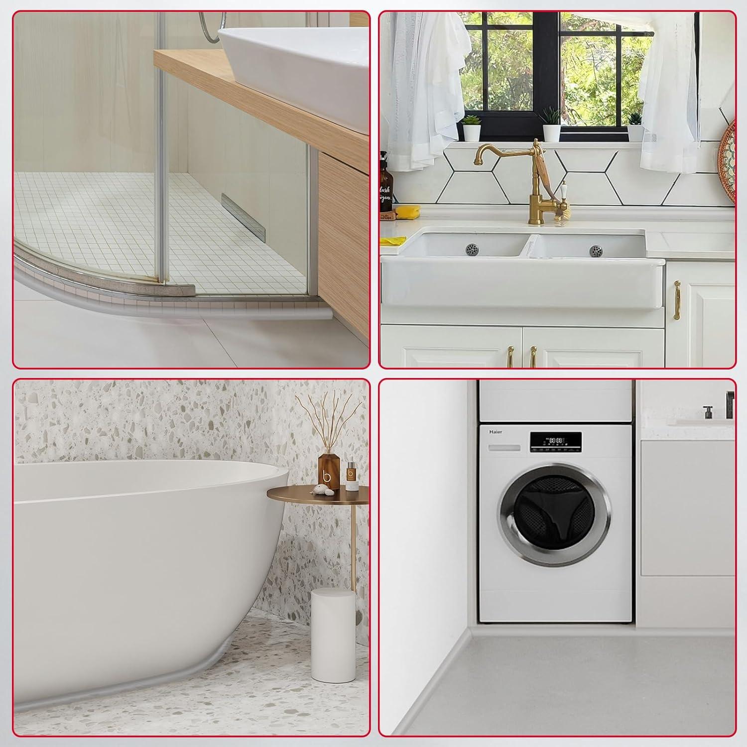 Moldura Flexible Autoadhesiva LSGCQ 1.0m Transparente