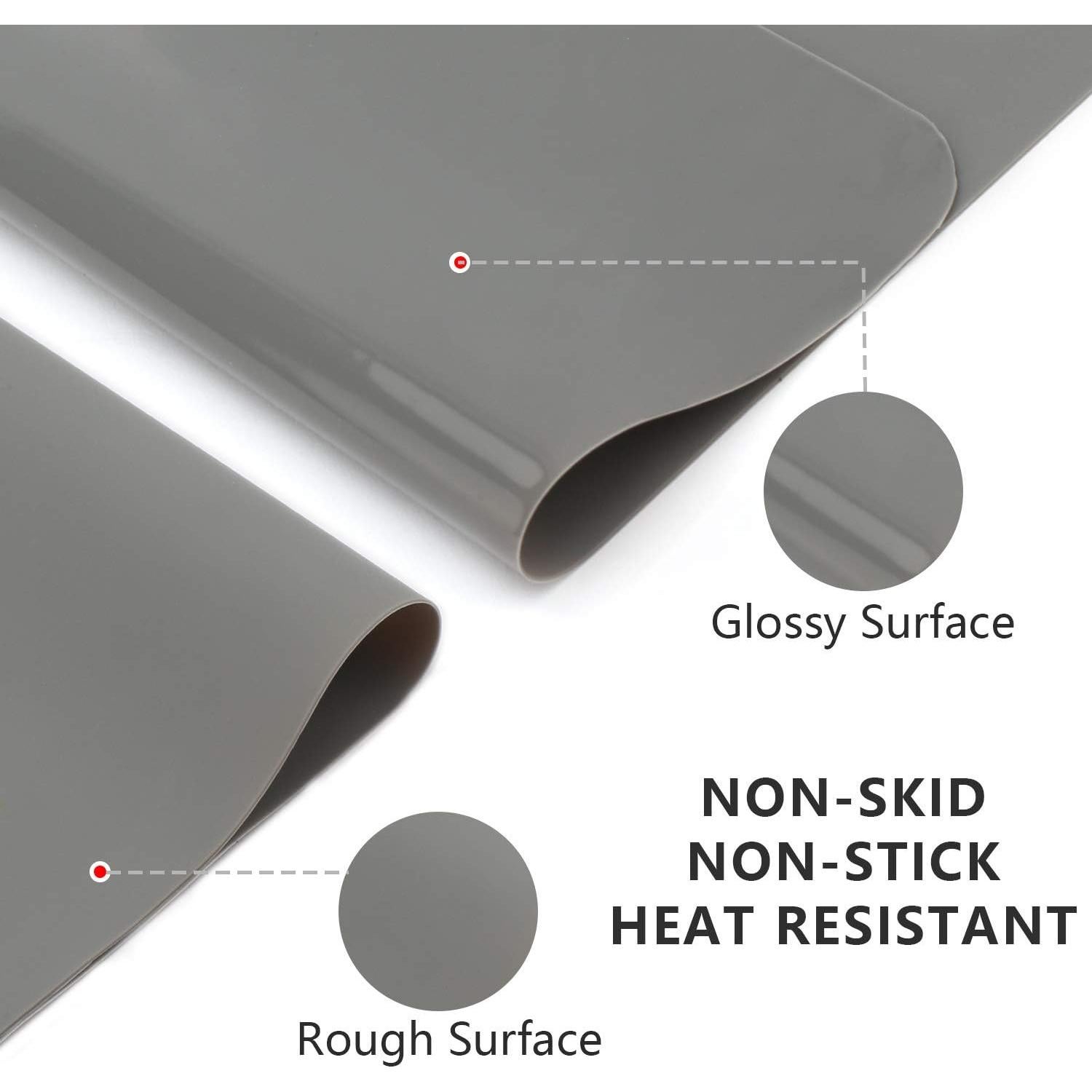 Hojas de Silicona Gartful 3 Piezas 40x30cm Antideslizantes