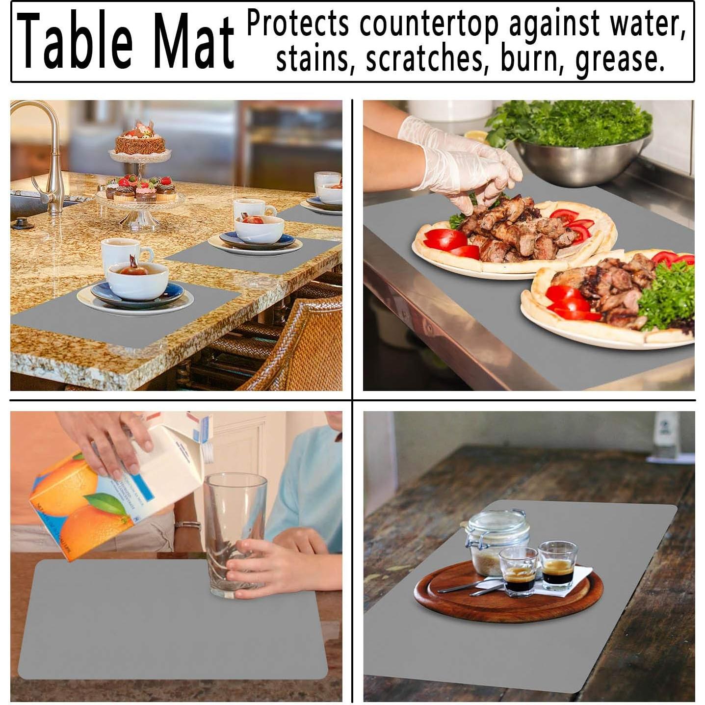 Hojas de Silicona Gartful 3 Piezas 40x30cm Antideslizantes