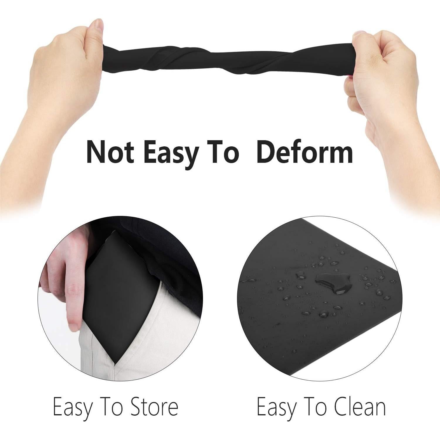 Hojas de Silicona Gartful 3 Piezas 40x30cm Antideslizantes