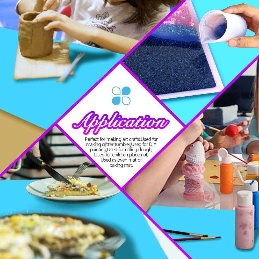 Alfombrilla de Silicona LEOBRO 59.4x39.6 cm Azul para Manualidades