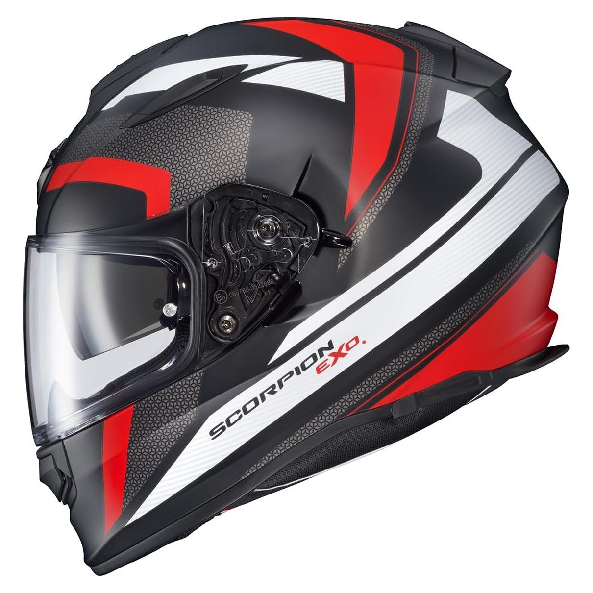 Casco Integral ScorpionEXO Ryzer Rojo Pequeño con Visera