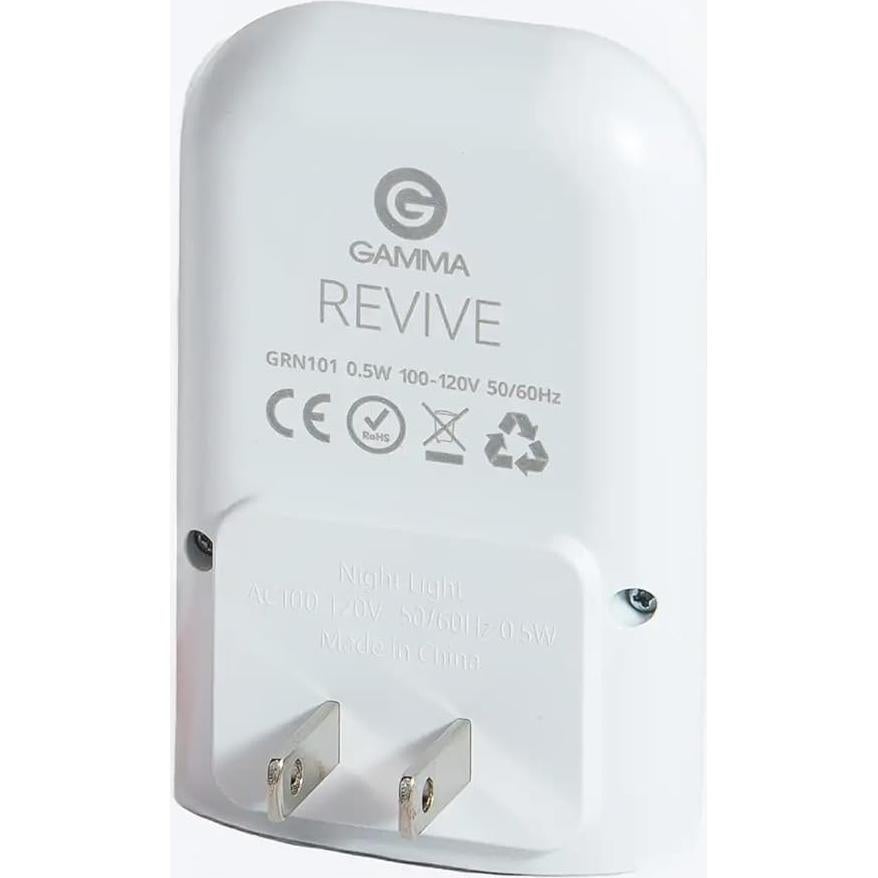 Luz Nocturna Roja Gamma Revive 670nm Terapia Sueño 2 Pzs