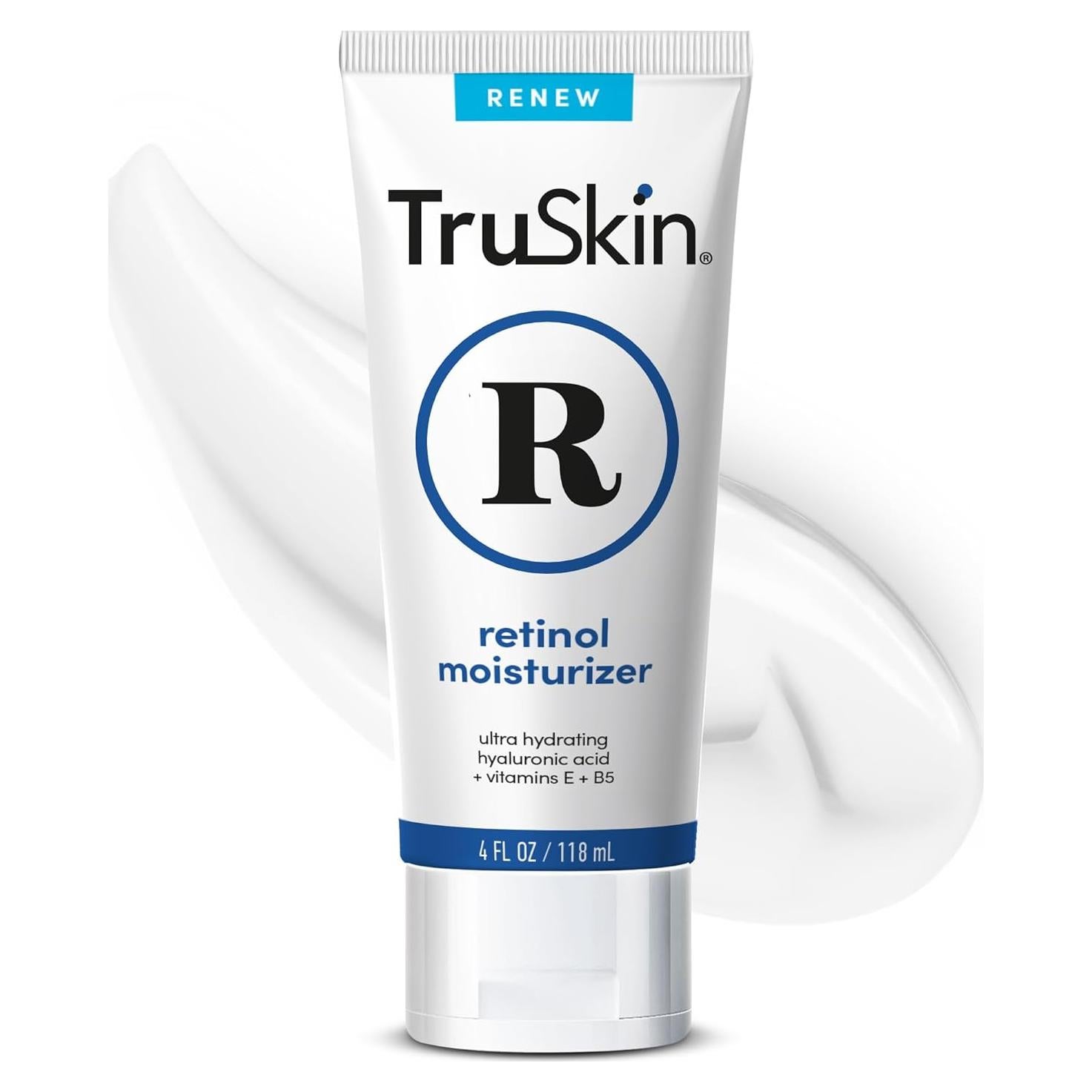 Hidratante Facial TruSkin 118ml con Retinol y Ácido Hialurónico