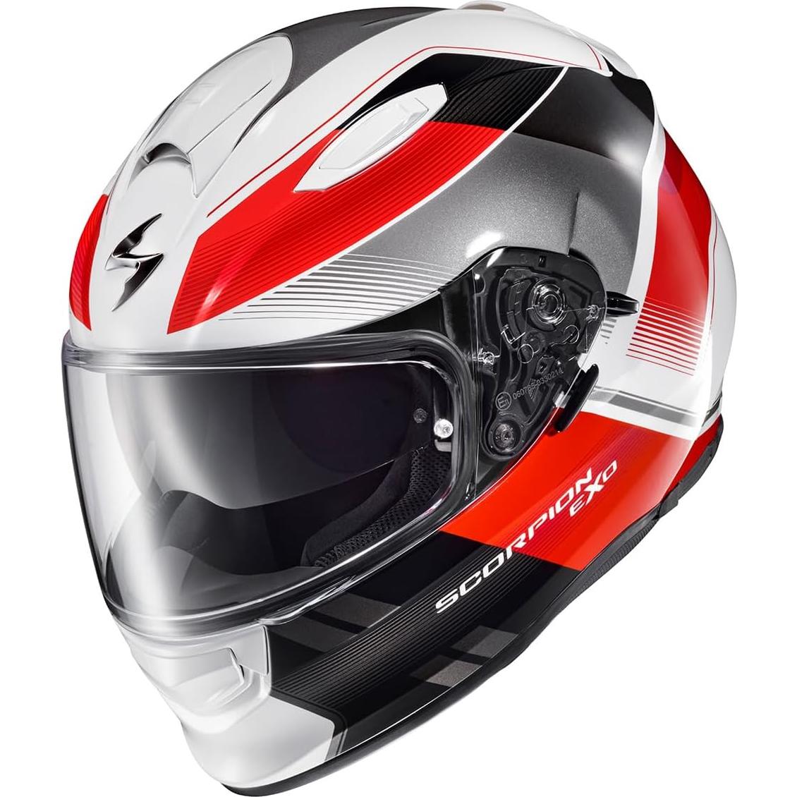 Casco ScorpionEXO Ryzer Rojo Mediano con Visera Solar