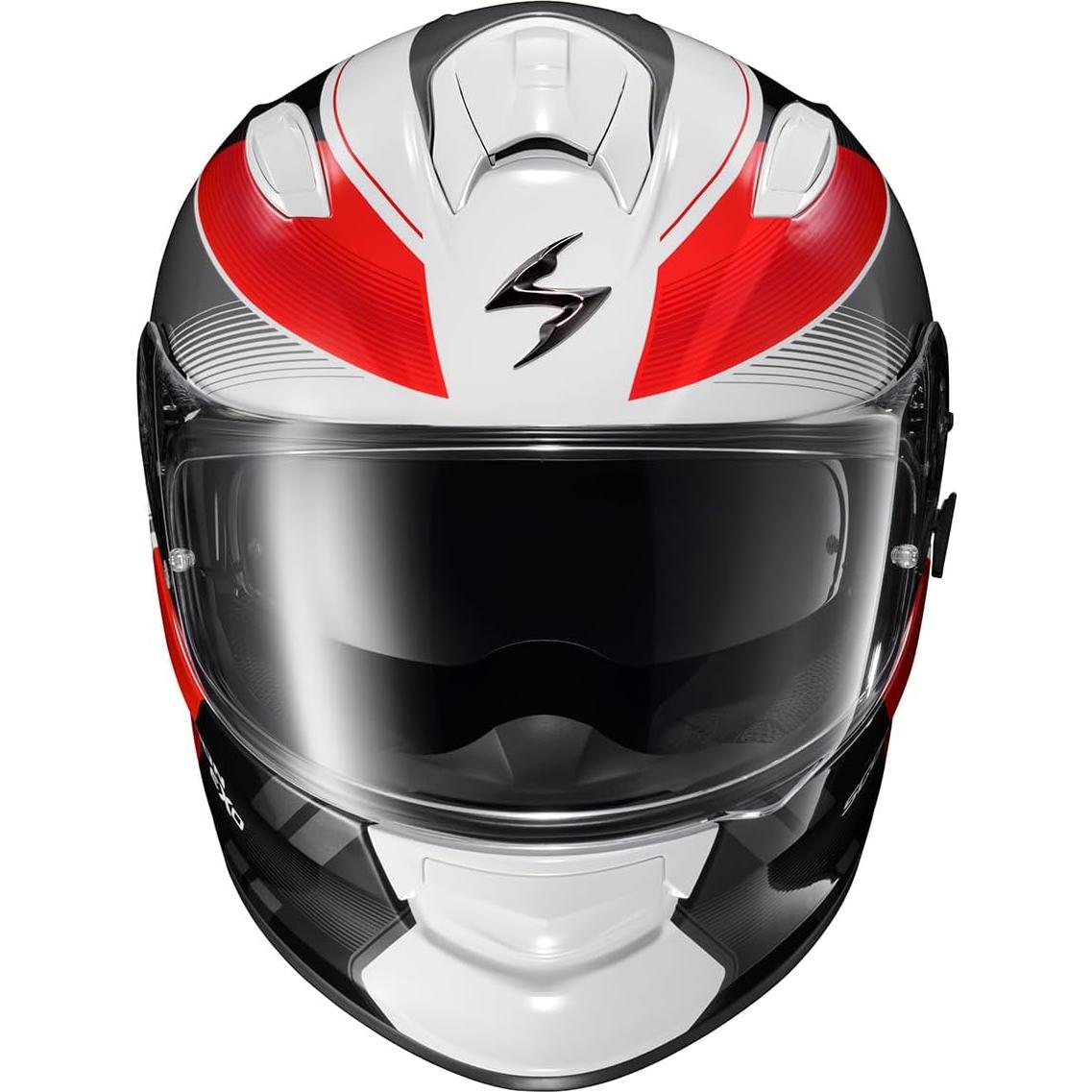 Casco ScorpionEXO Ryzer Rojo Mediano con Visera Solar