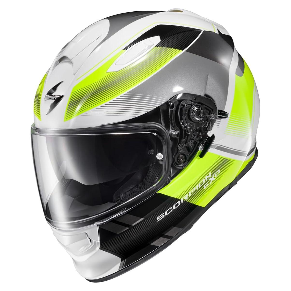 Casco ScorpionEXO Ryzer Full Face Hi-Viz Mediano