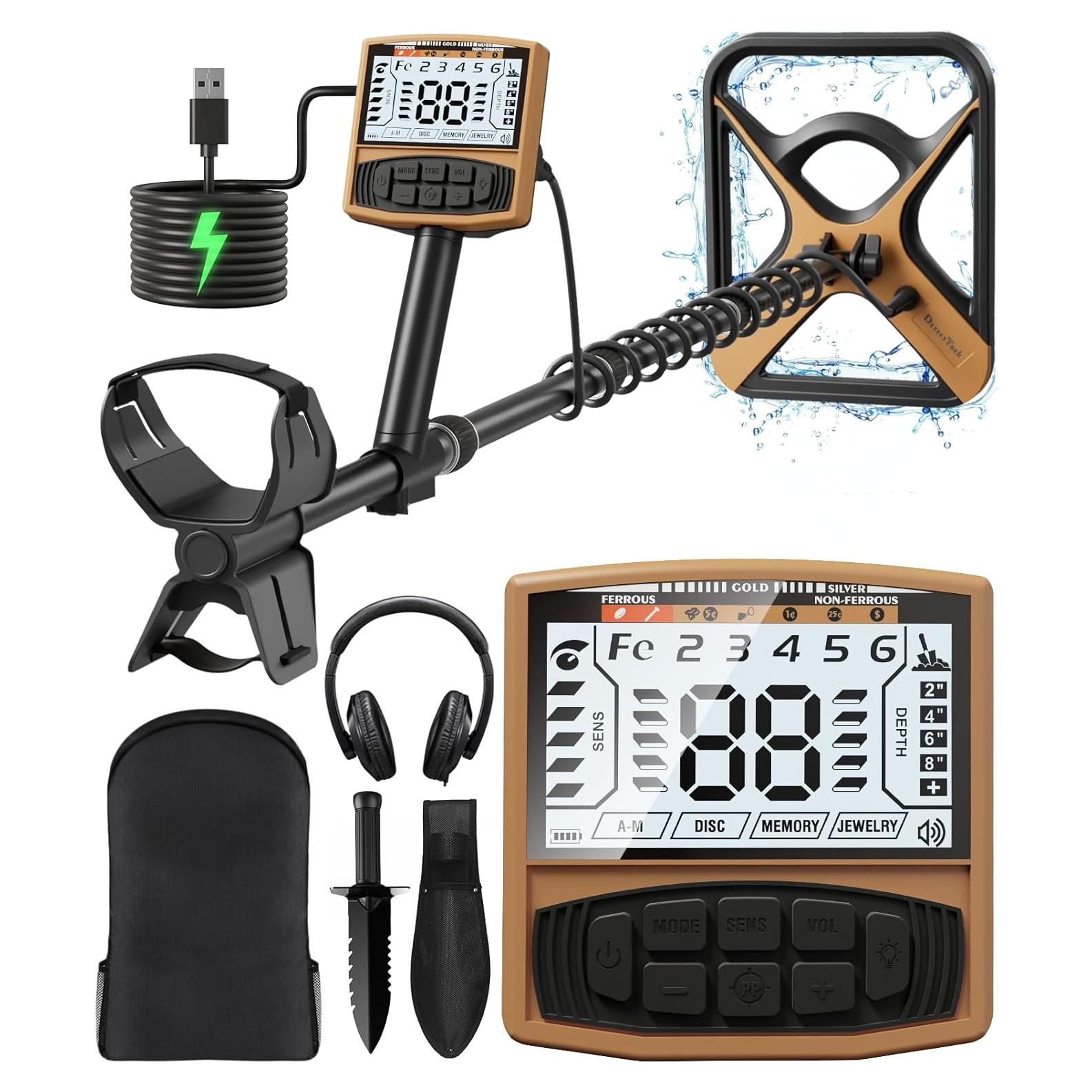 Detector de Metales DetectTrek M55 11" Impermeable 5 Modos