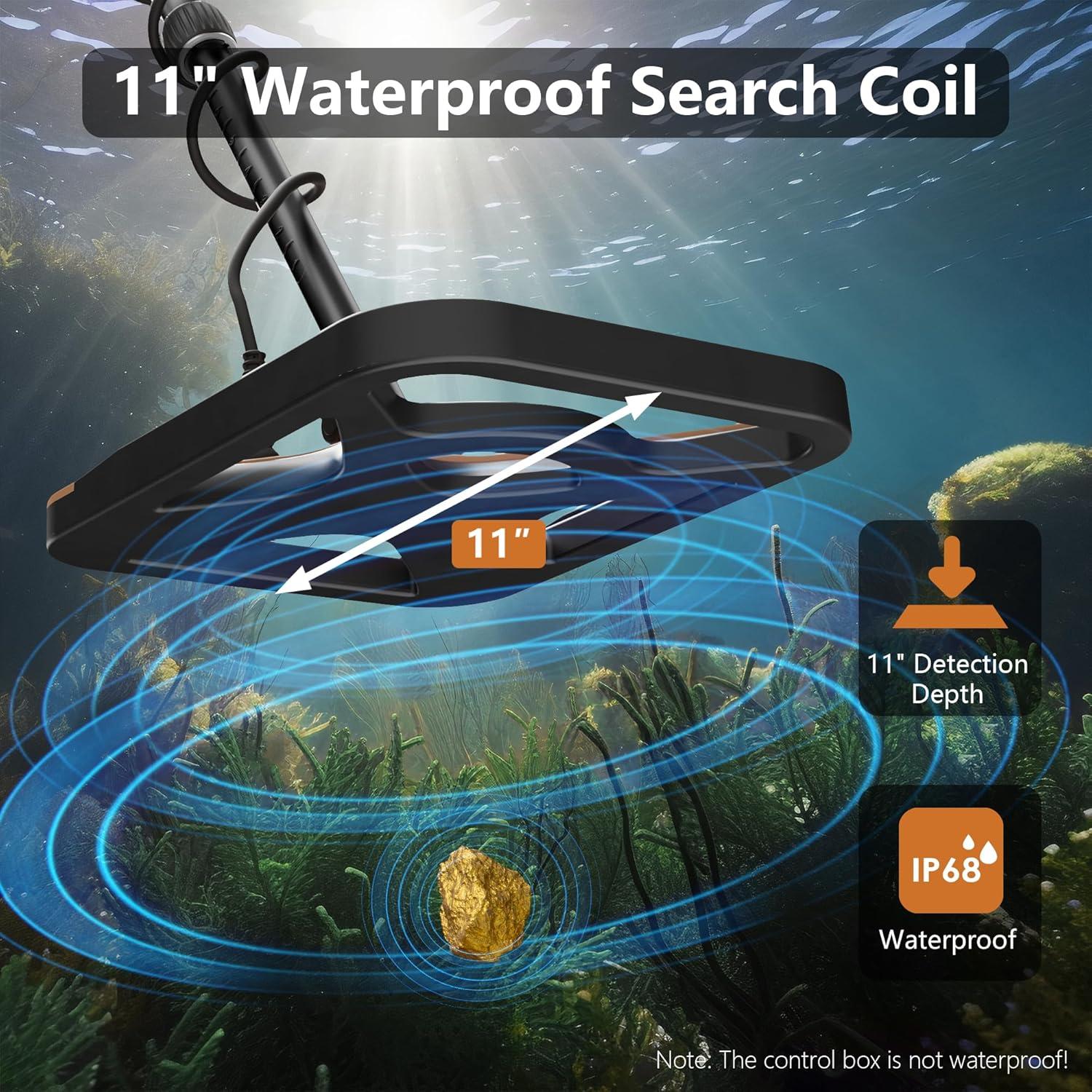 Detector de Metales DetectTrek M55 11" Impermeable 5 Modos