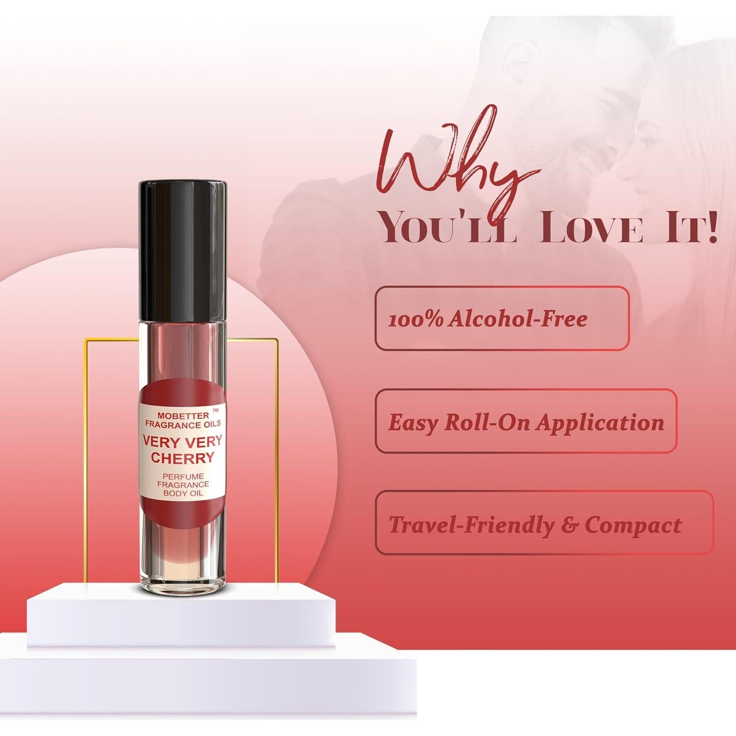 Aceite Corporal de Fragancia MoBetter Cereza 40ml Unisex