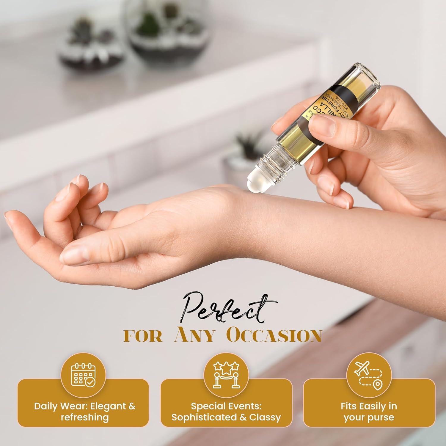 Aceite Corporal Unisex Tabaco y Vainilla 10ml Roll On